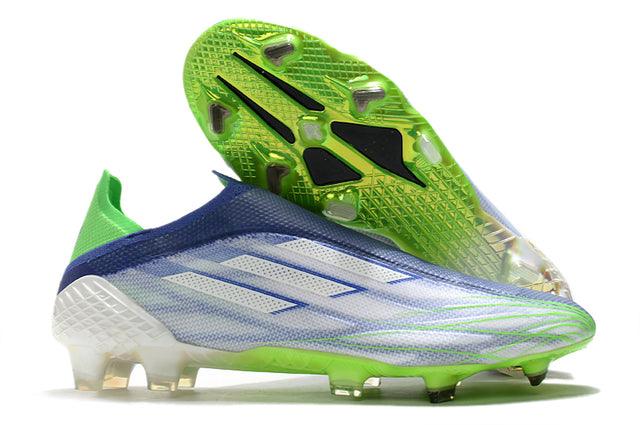 Chuteira Campo Adidas X SpeedFlow FG Verde/Azul - Loja da Seven Oficial