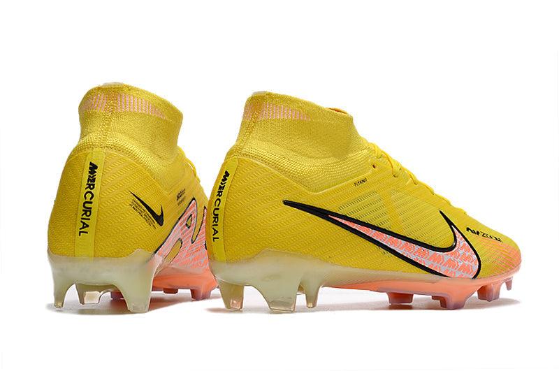 Chuteira Campo Nike Air Zoom Mercurial Superfly IX Elite FG Amarelo - Cano Alto - Loja da Seven Oficial