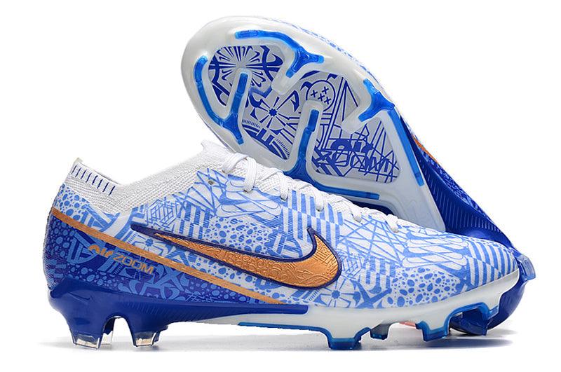 Chuteira Campo Nike Air Zoom Mercurial Vapor XV Elite FG Azul - Cano Alto - Loja da Seven Oficial