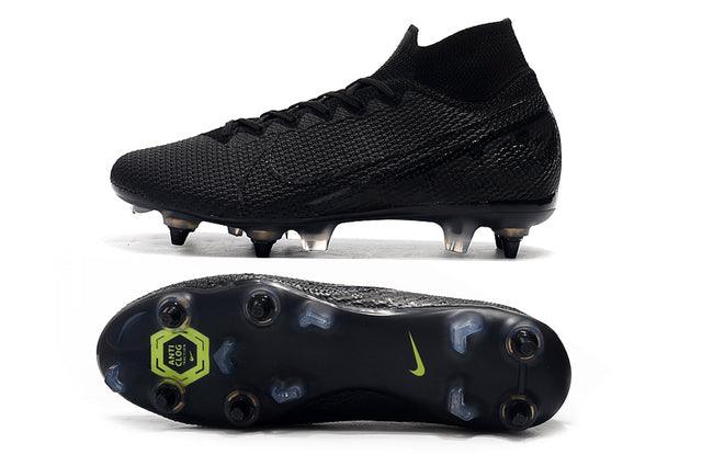 Chuteira Campo Nike Mercurial Superfly 7 Elite SG-PRO Anti Clog All Black - Cano Alto - Loja da Seven Oficial