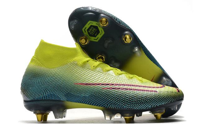 Chuteira Campo Nike Mercurial Superfly 7 Elite SG-PRO Anti Clog Green - Cano Alto - Loja da Seven Oficial