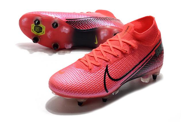 Chuteira Campo Nike Mercurial Superfly 7 Elite SG-PRO Anti Clog Red Limited - Cano Alto - Loja da Seven Oficial