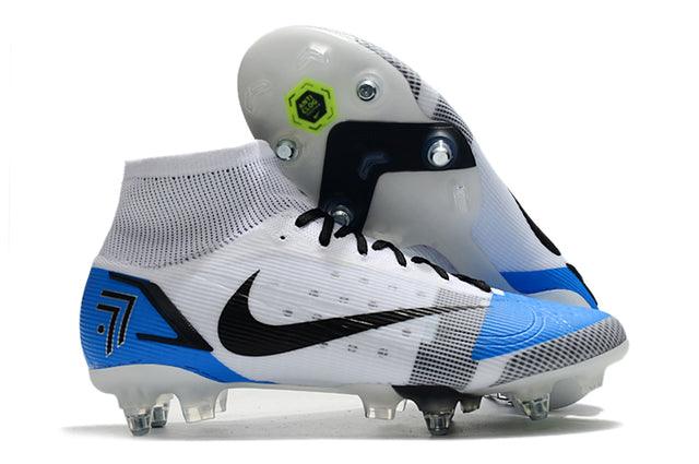 Chuteira Campo Nike Mercurial Superfly VIII Elite SG PRO Anti Clog Travis Scott - Cano Alto - Loja da Seven Oficial