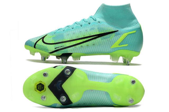 Chuteira Campo Nike Mercurial Superfly VIII Elite SG PRO Anti Clog Verde - Cano Alto - Loja da Seven Oficial