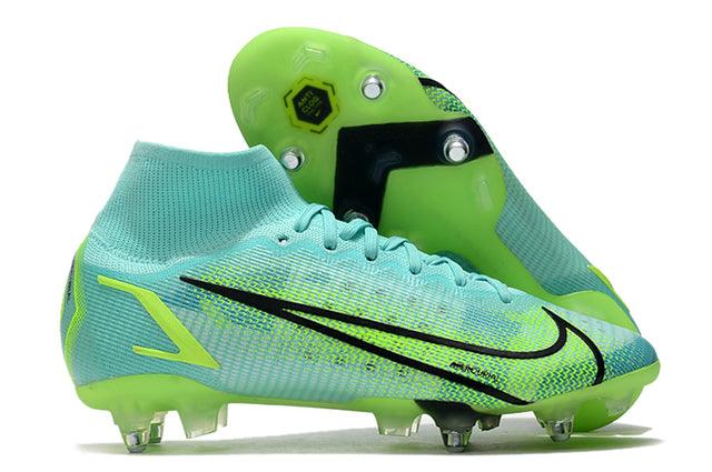 Chuteira Campo Nike Mercurial Superfly VIII Elite SG PRO Anti Clog Verde - Cano Alto - Loja da Seven Oficial