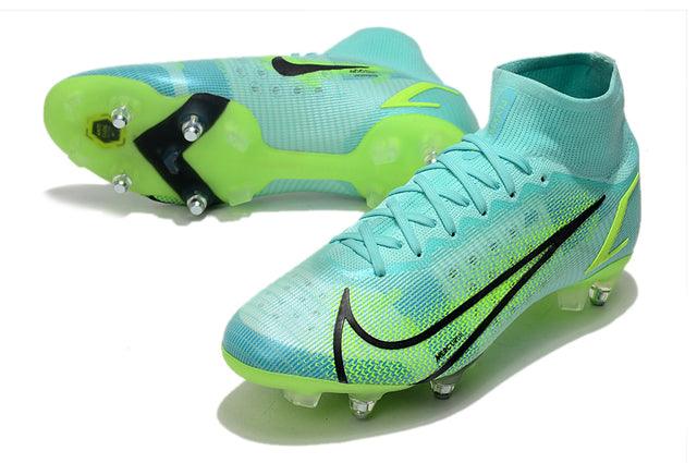 Chuteira Campo Nike Mercurial Superfly VIII Elite SG PRO Anti Clog Verde - Cano Alto - Loja da Seven Oficial