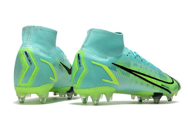 Chuteira Campo Nike Mercurial Superfly VIII Elite SG PRO Anti Clog Verde - Cano Alto - Loja da Seven Oficial