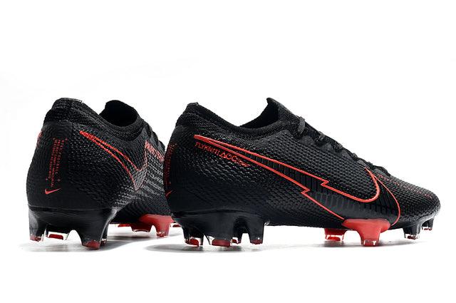 Chuteira Campo Nike Mercurial Vapor 13 Elite FG Black and Red - Low - Loja da Seven Oficial