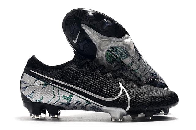 Chuteira Campo Nike Mercurial Vapor 13 Elite FG Black e Green - Low - Loja da Seven Oficial