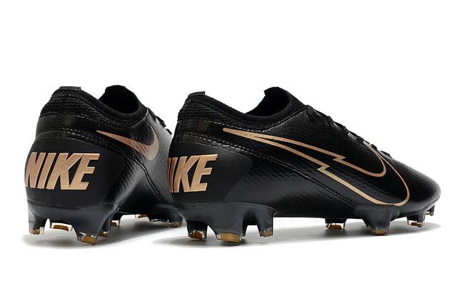 Chuteira Campo Nike Mercurial Vapor 13 Elite FG Black/Gold - Low - Loja da Seven Oficial