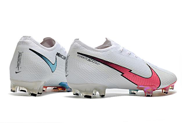 Chuteira Campo Nike Mercurial Vapor 13 Elite FG Branco/Rosa - Low - Loja da Seven Oficial