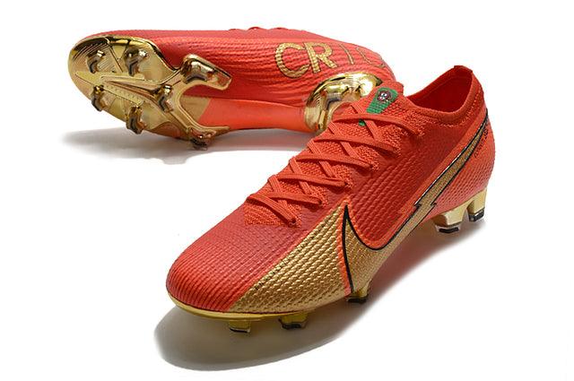 Chuteira Campo Nike Mercurial Vapor 13 Elite FG CR7 100 #Portugal - Loja da Seven Oficial