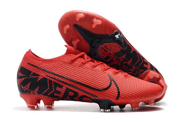 Chuteira Campo Nike Mercurial Vapor 13 Elite FG Vermelho/Preto - Low - Loja da Seven Oficial