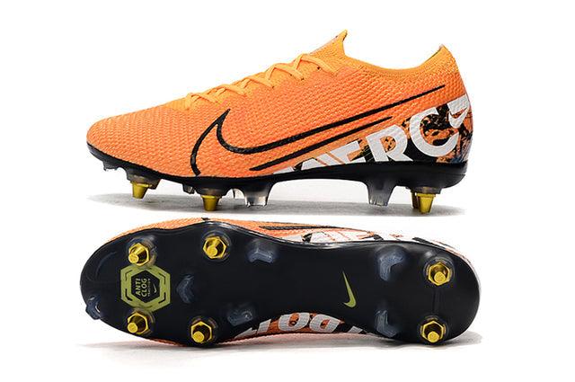 Chuteira Campo Nike Mercurial Vapor 13 Elite SG-PRO Anti Clog Orange - Low - Loja da Seven Oficial