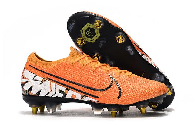 Chuteira Campo Nike Mercurial Vapor 13 Elite SG-PRO Anti Clog Orange - Low - Loja da Seven Oficial