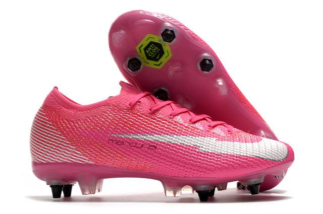 Chuteira Campo Nike Mercurial Vapor 13 Elite SG-PRO Anti Clog Rosa - Loja da Seven Oficial