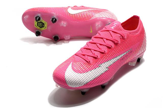 Chuteira Campo Nike Mercurial Vapor 13 Elite SG-PRO Anti Clog Rosa - Loja da Seven Oficial