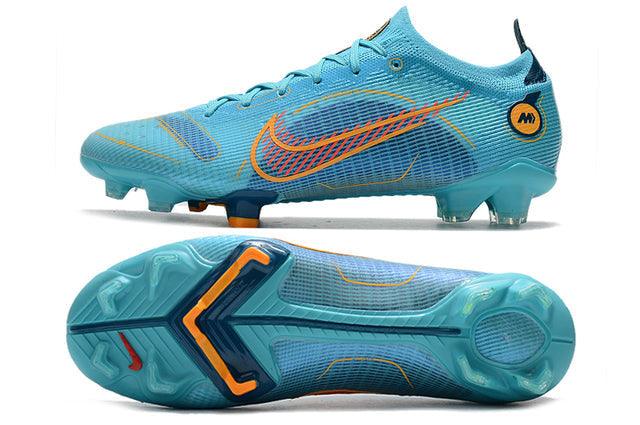 Chuteira Campo Nike Mercurial Vapor 14 Elite FG Azul Claro - Low - Loja da Seven Oficial