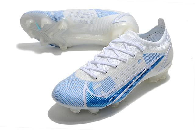 Chuteira Campo Nike Mercurial Vapor 14 Elite FG - Azul e Branco - Loja da Seven Oficial