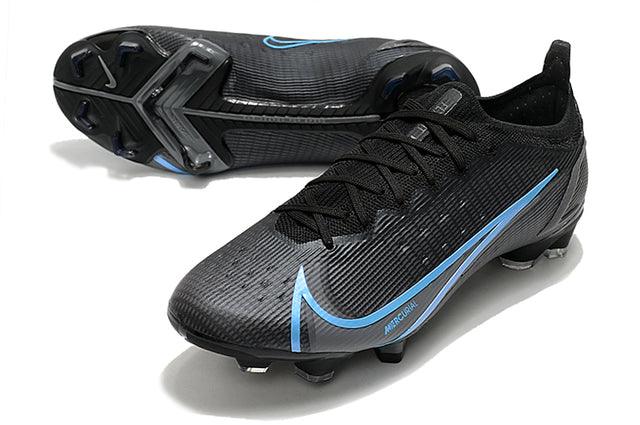 Chuteira Campo Nike Mercurial Vapor 14 Elite FG Black/Blue - Low - Loja da Seven Oficial