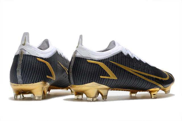 Chuteira Campo Nike Mercurial Vapor 14 Elite FG Black/Gold/White - Low - Loja da Seven Oficial