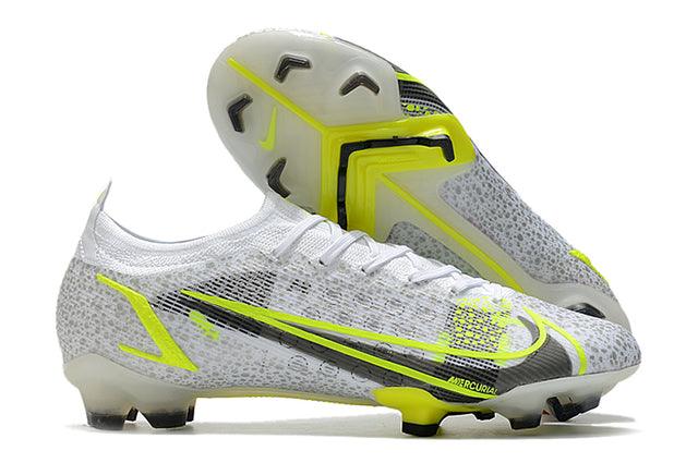 Chuteira Campo Nike Mercurial Vapor 14 Elite FG Cinza e Verde - Low - Loja da Seven Oficial