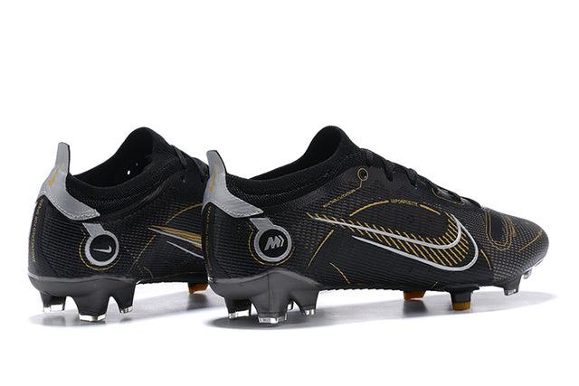 Chuteira Campo Nike Mercurial Vapor 14 Elite FG Preto e Dourado - Low - Loja da Seven Oficial