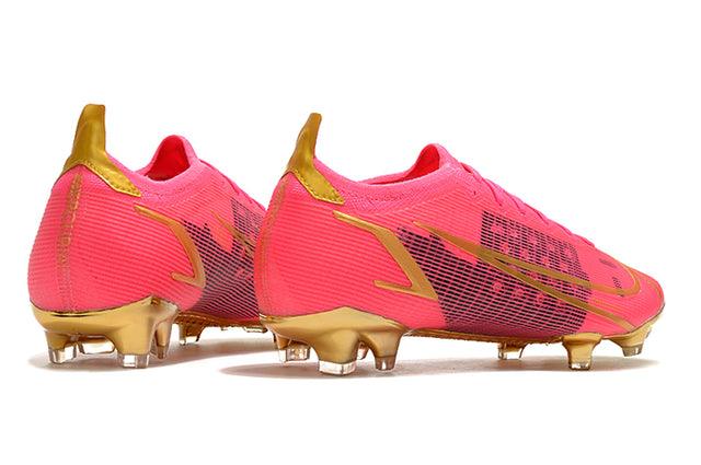 Chuteira Campo Nike Mercurial Vapor 14 Elite FG Rosa/Gold - Low - Loja da Seven Oficial