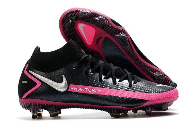 Chuteira Campo Nike Phantom GT Elite Dynamic Fit FG Black/Pink - Cano Alto - Loja da Seven Oficial