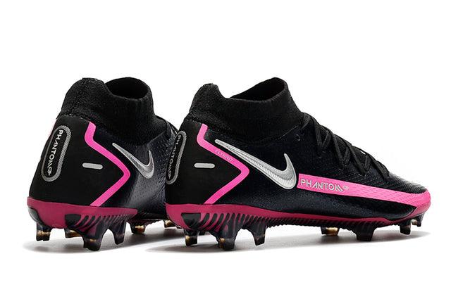 Chuteira Campo Nike Phantom GT Elite Dynamic Fit FG Black/Pink - Cano Alto - Loja da Seven Oficial