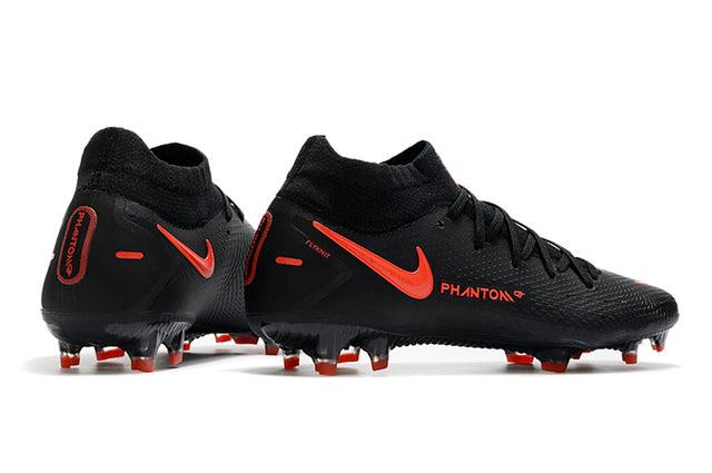 Chuteira Campo Nike Phantom GT Elite Dynamic Fit FG Black/Red - Cano Alto - Loja da Seven Oficial