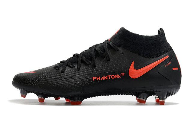 Chuteira Campo Nike Phantom GT Elite Dynamic Fit FG Black/Red - Cano Alto - Loja da Seven Oficial