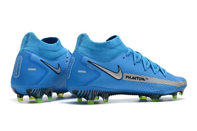 Chuteira Campo Nike Phantom GT Elite Dynamic Fit FG Blue - Cano Alto - Loja da Seven Oficial