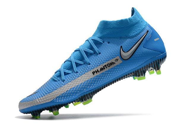 Chuteira Campo Nike Phantom GT Elite Dynamic Fit FG Blue - Cano Alto - Loja da Seven Oficial