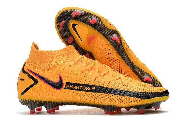 Chuteira Campo Nike Phantom GT Elite Dynamic Fit FG Orange - Cano Alto - Loja da Seven Oficial