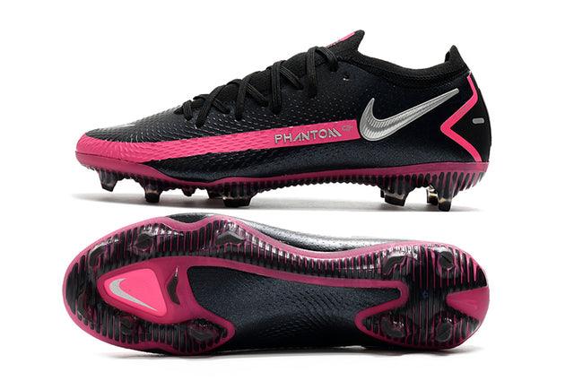 Chuteira Campo Nike Phantom GT Elite FG Black/Pink - Low - Loja da Seven Oficial