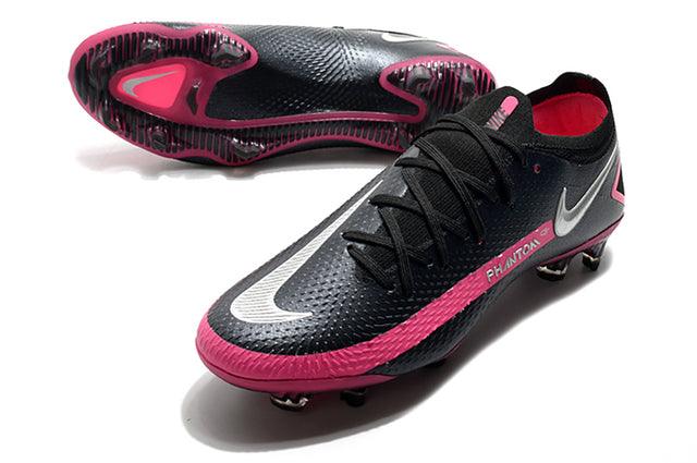 Chuteira Campo Nike Phantom GT Elite FG Black/Pink - Low - Loja da Seven Oficial