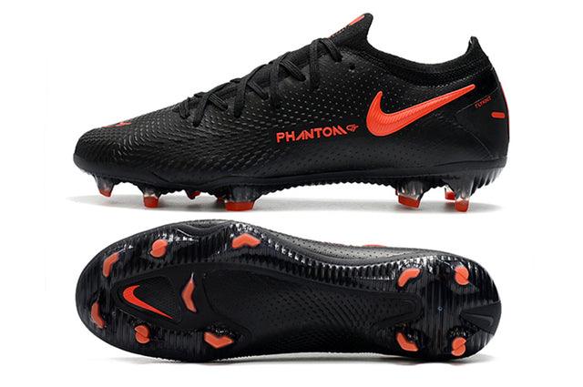 Chuteira Campo Nike Phantom GT Elite FG Black/Red - Low - Loja da Seven Oficial