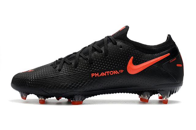 Chuteira Campo Nike Phantom GT Elite FG Black/Red - Low - Loja da Seven Oficial