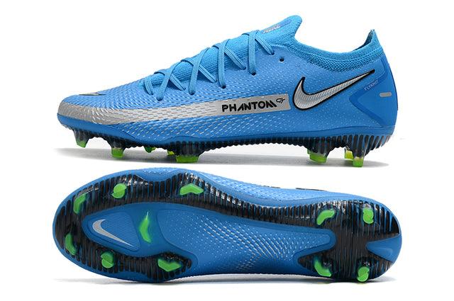 Chuteira Campo Nike Phantom GT Elite FG Blue - Low - Loja da Seven Oficial