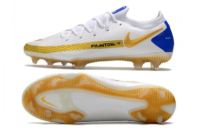 Chuteira Campo Nike Phantom GT Elite FG Gold - Low - Loja da Seven Oficial