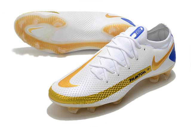 Chuteira Campo Nike Phantom GT Elite FG Gold - Low - Loja da Seven Oficial