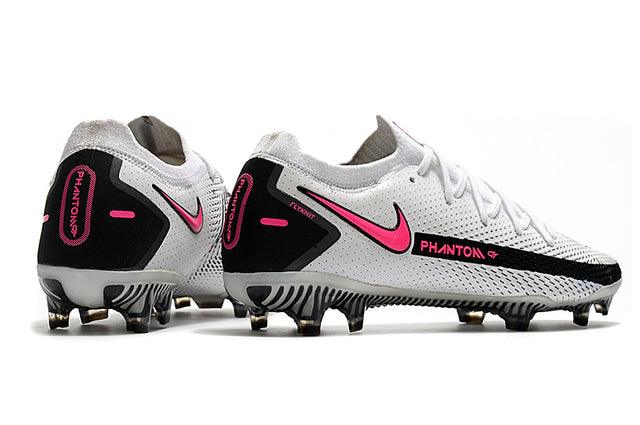 Chuteira Campo Nike Phantom GT Elite FG White/Pink - Low - Loja da Seven Oficial