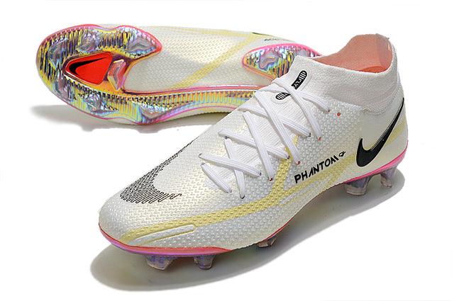 Chuteira Campo Nike Phantom GT2 Elite FG Gold - Mid - Loja da Seven Oficial