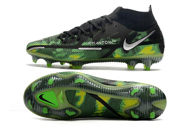 Chuteira Campo Nike Phantom GT2 Elite FG Green Turtle - Cano Alto - Loja da Seven Oficial