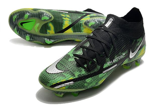 Chuteira Campo Nike Phantom GT2 Elite FG Green Turtle - Cano Alto - Loja da Seven Oficial