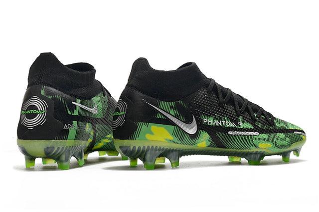 Chuteira Campo Nike Phantom GT2 Elite FG Green Turtle - Cano Alto - Loja da Seven Oficial