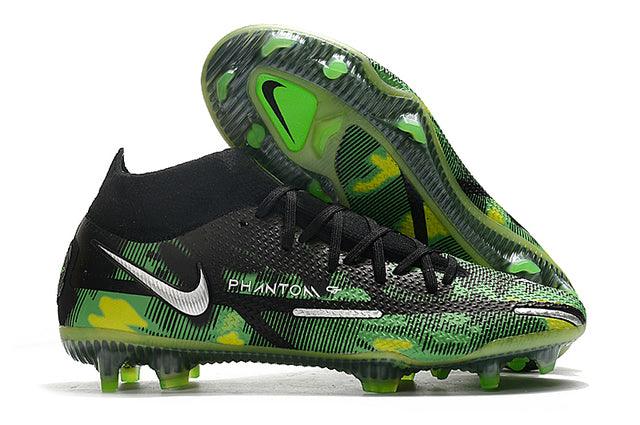 Chuteira Campo Nike Phantom GT2 Elite FG Green Turtle - Cano Alto - Loja da Seven Oficial