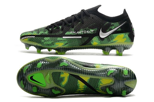 Chuteira Campo Nike Phantom GT2 Elite FG Green Turtle - Loja da Seven Oficial