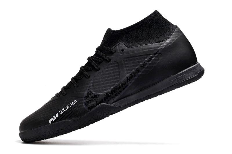 Chuteira Futsal Nike Air Zoom Superfly 9 TF - All Black - Cano Alto - Loja da Seven Oficial